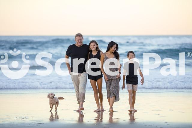 Family Beach People Ocean