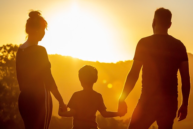 Family Sun Love Grandparents