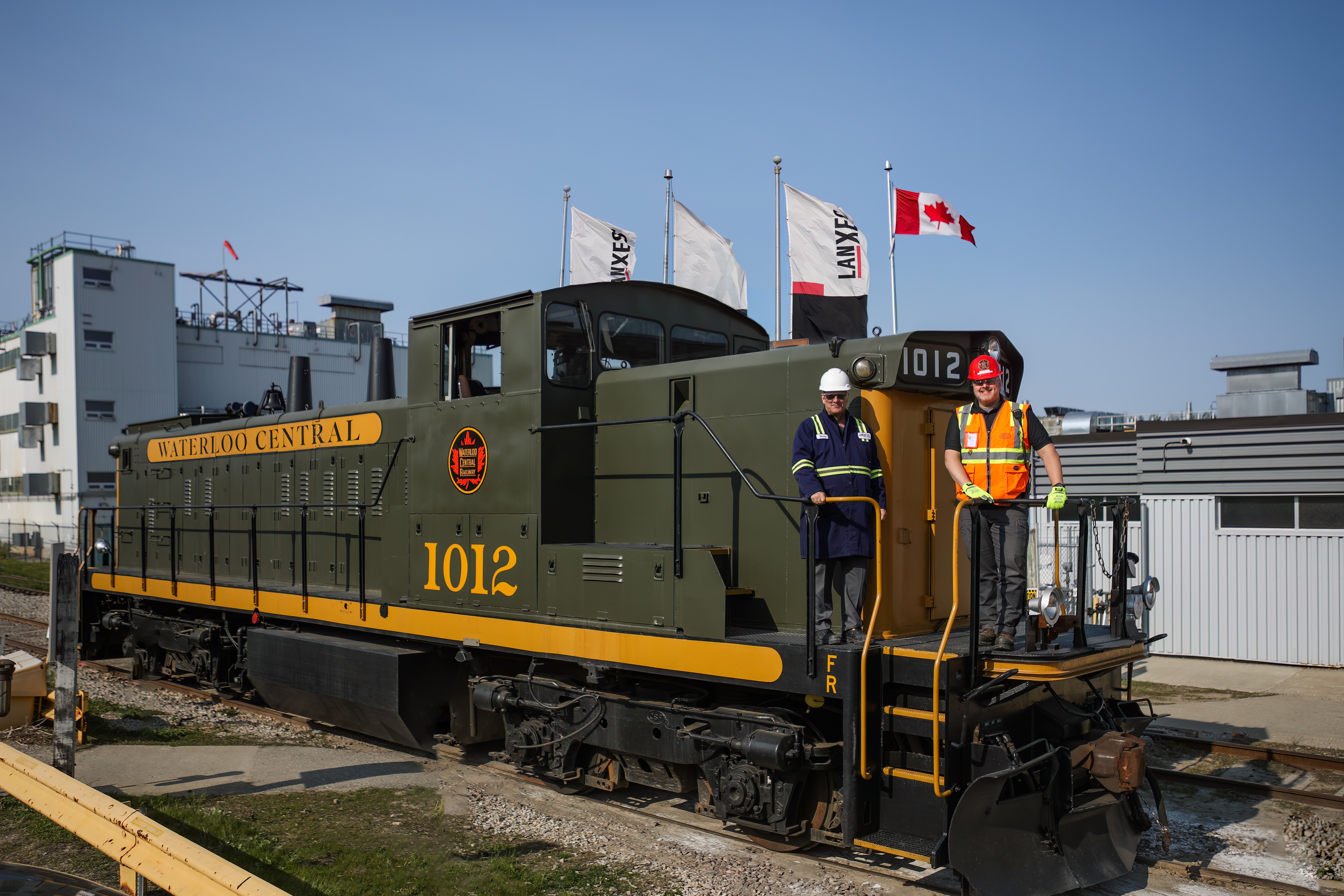 LANXESS Elmira and the Waterloo Central Railway are celebrating one-year of a unique agreement that benefits both organizations, as well as residents in the nearby community.