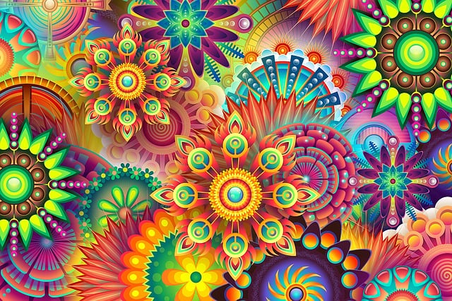 Mandalas Colorful Abstract