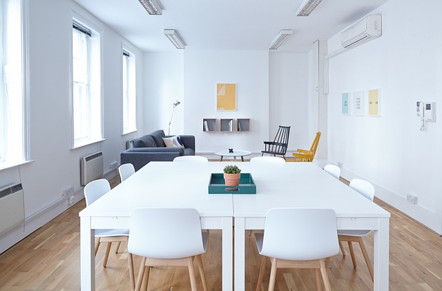 White Room Business Office Table