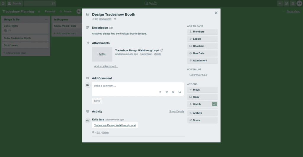 trello screenpal integration